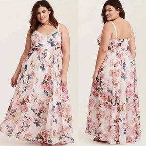 BNWT Torrid Runway Collection Maxi Dress size zero